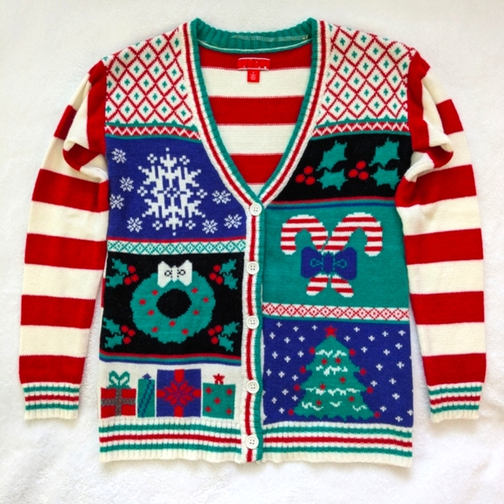 Festive Christmas Cardigan Sweater